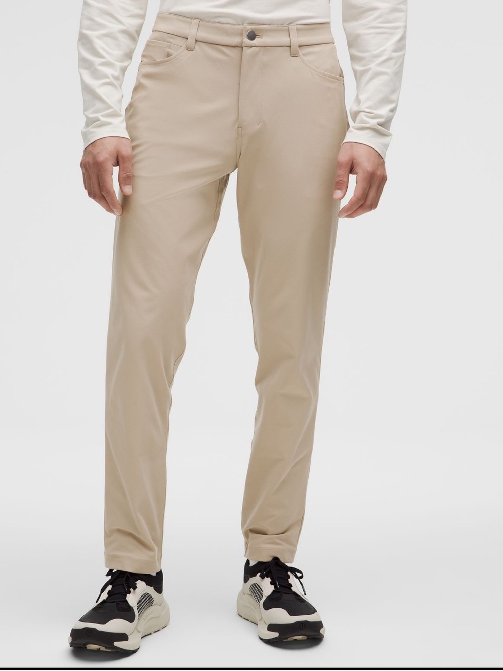 New! Lululemon ABC slim fit, Warpstreme pant, wacky Khaki color. 30L, 31W.